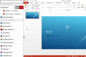 Microsoft Office as a published app on iOS. 
