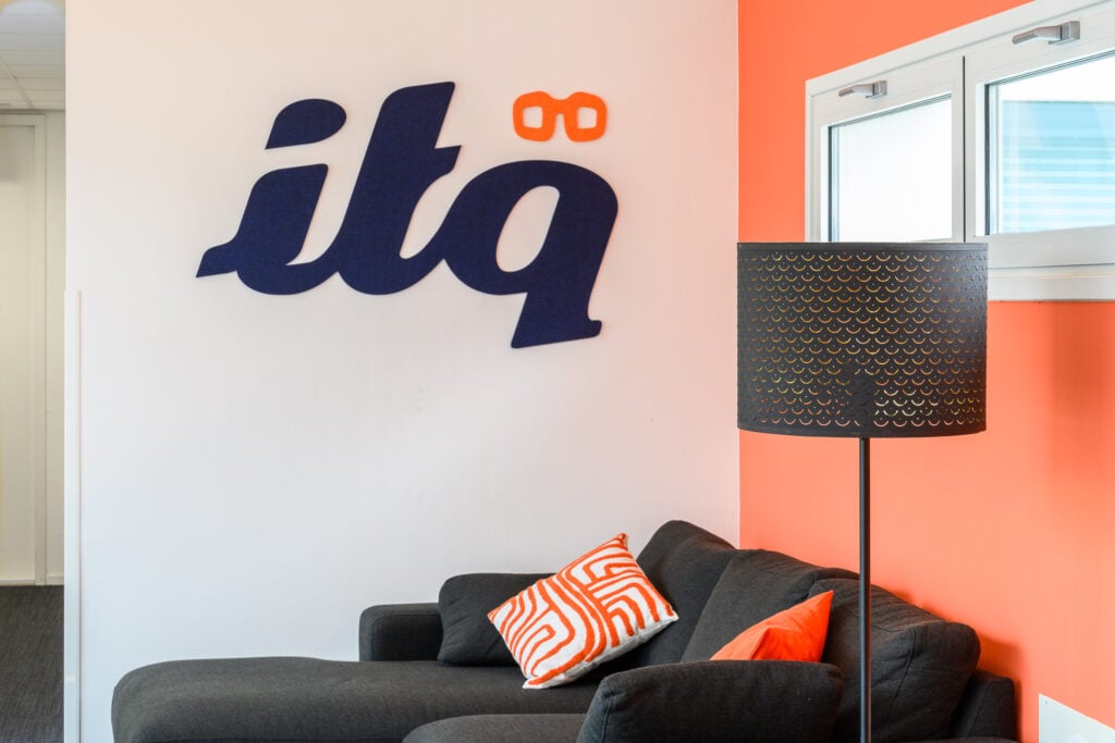 ITQ logo on wall